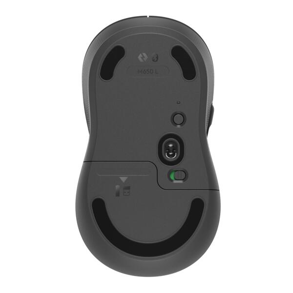 Logitech Signature M650L Large Graphite Wireless Maus für die rechte Hand (for Business)