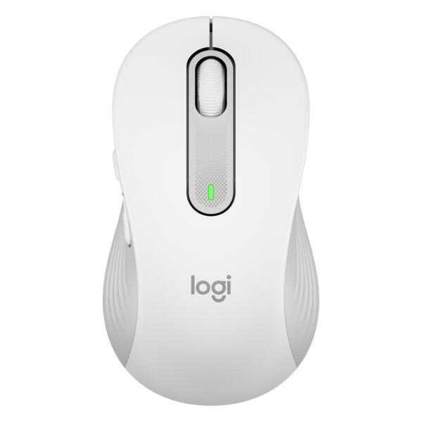 Logitech Signature M650L Large Off-White Wireless Maus für die rechte Hand (for Business)