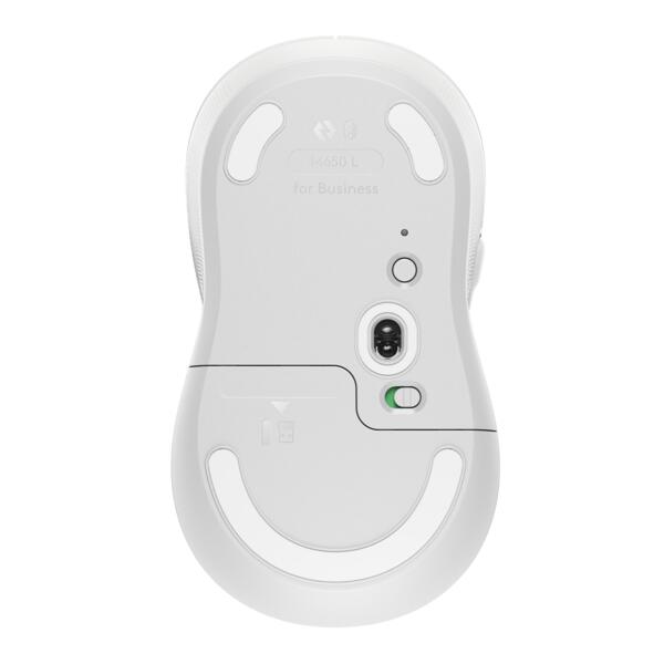 Logitech Signature M650L Large Off-White Wireless Maus für die rechte Hand (for Business)