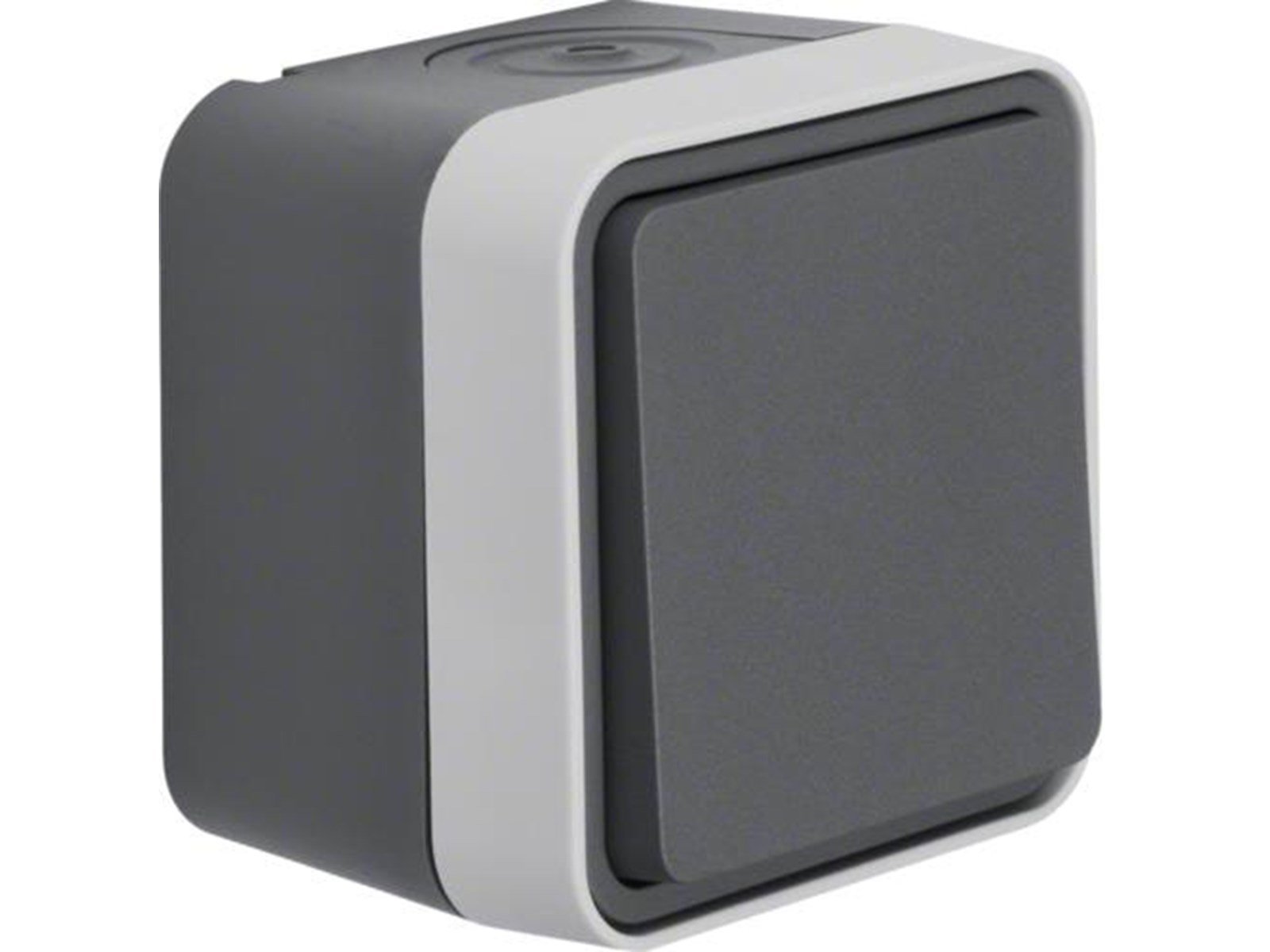 Berker Change over switch surface mounted grey w1
