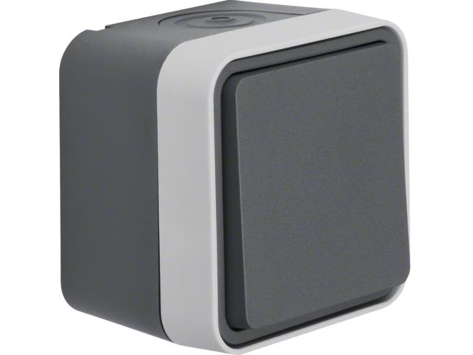 Berker Change over switch surface mounted grey w1