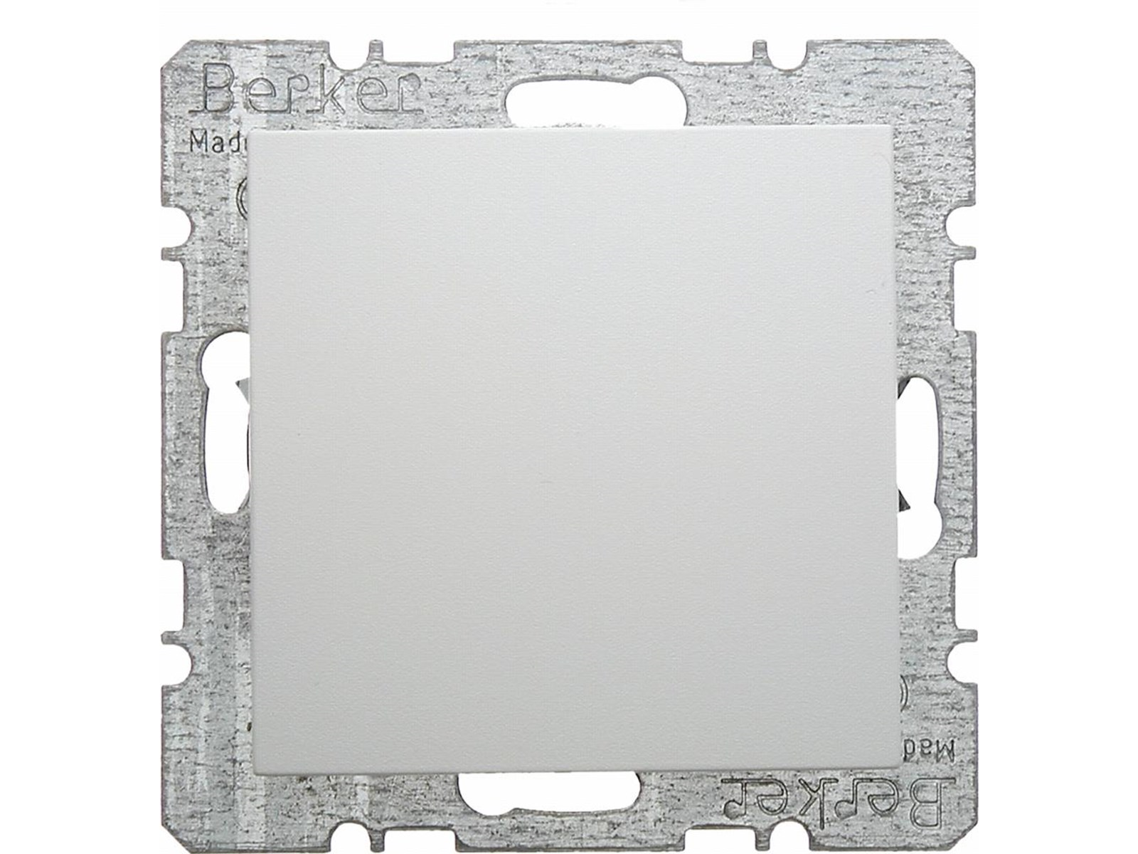 Berker Blind plug with centre plate s1/b3/b7 p white