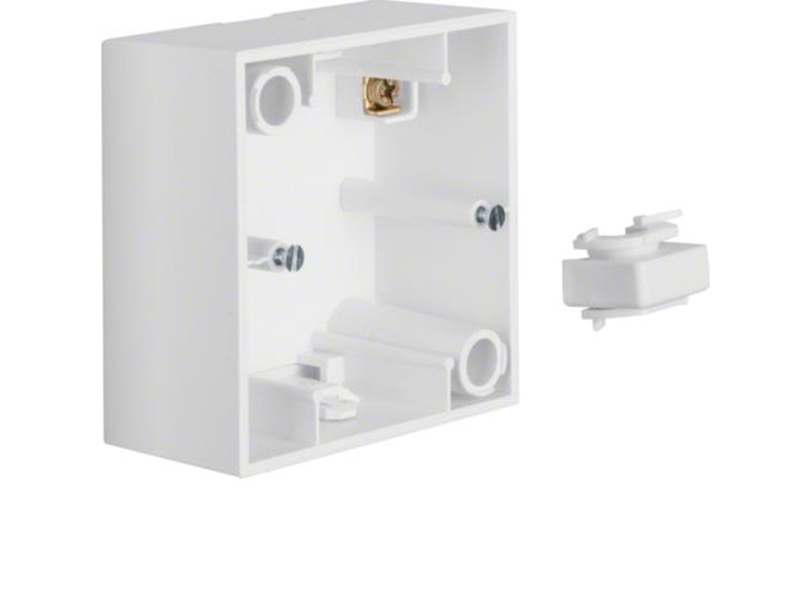 Berker Surface mounted housing 1gang s1 polar white