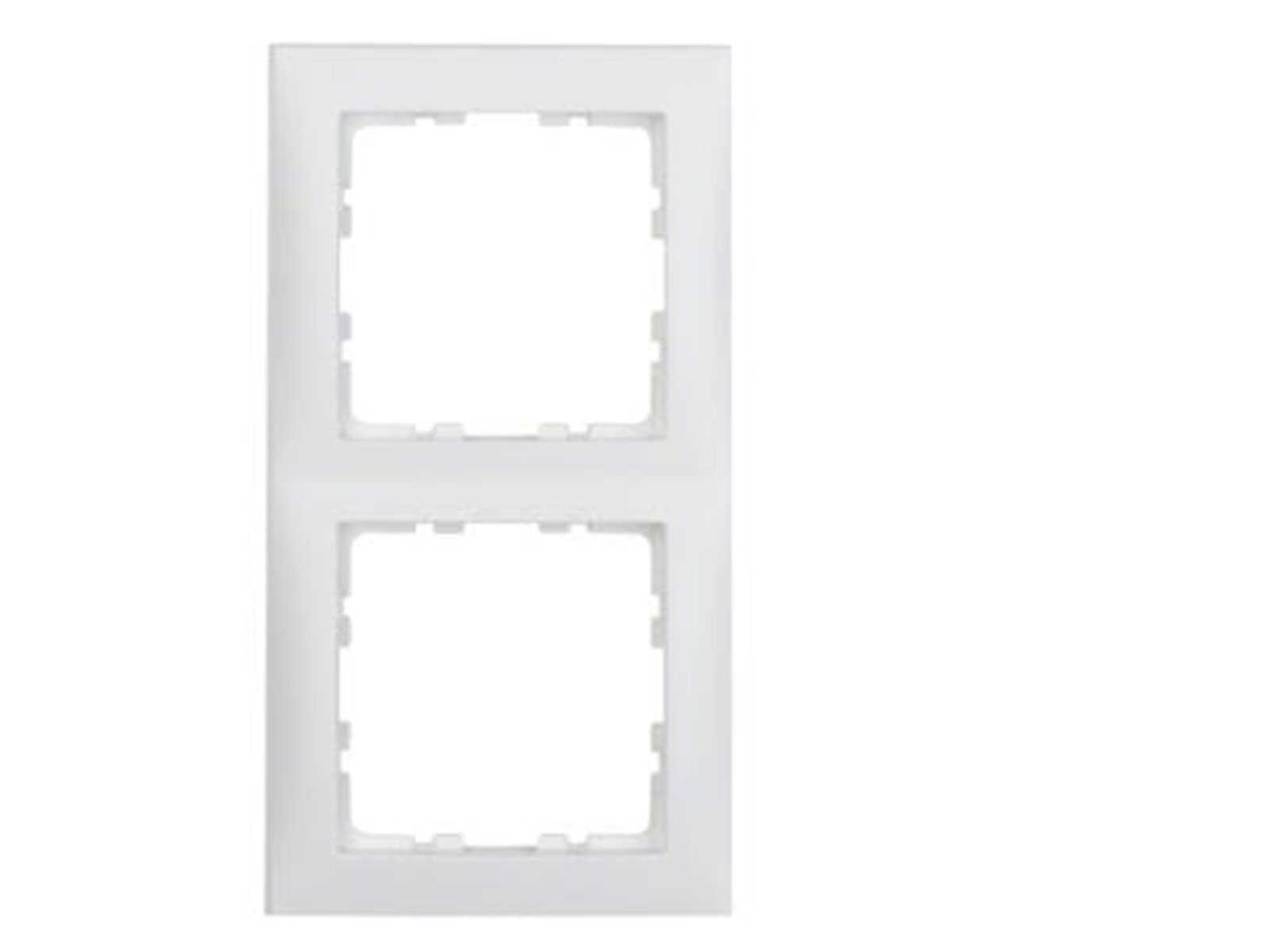 Berker Frame 2gang berker s1 polar white