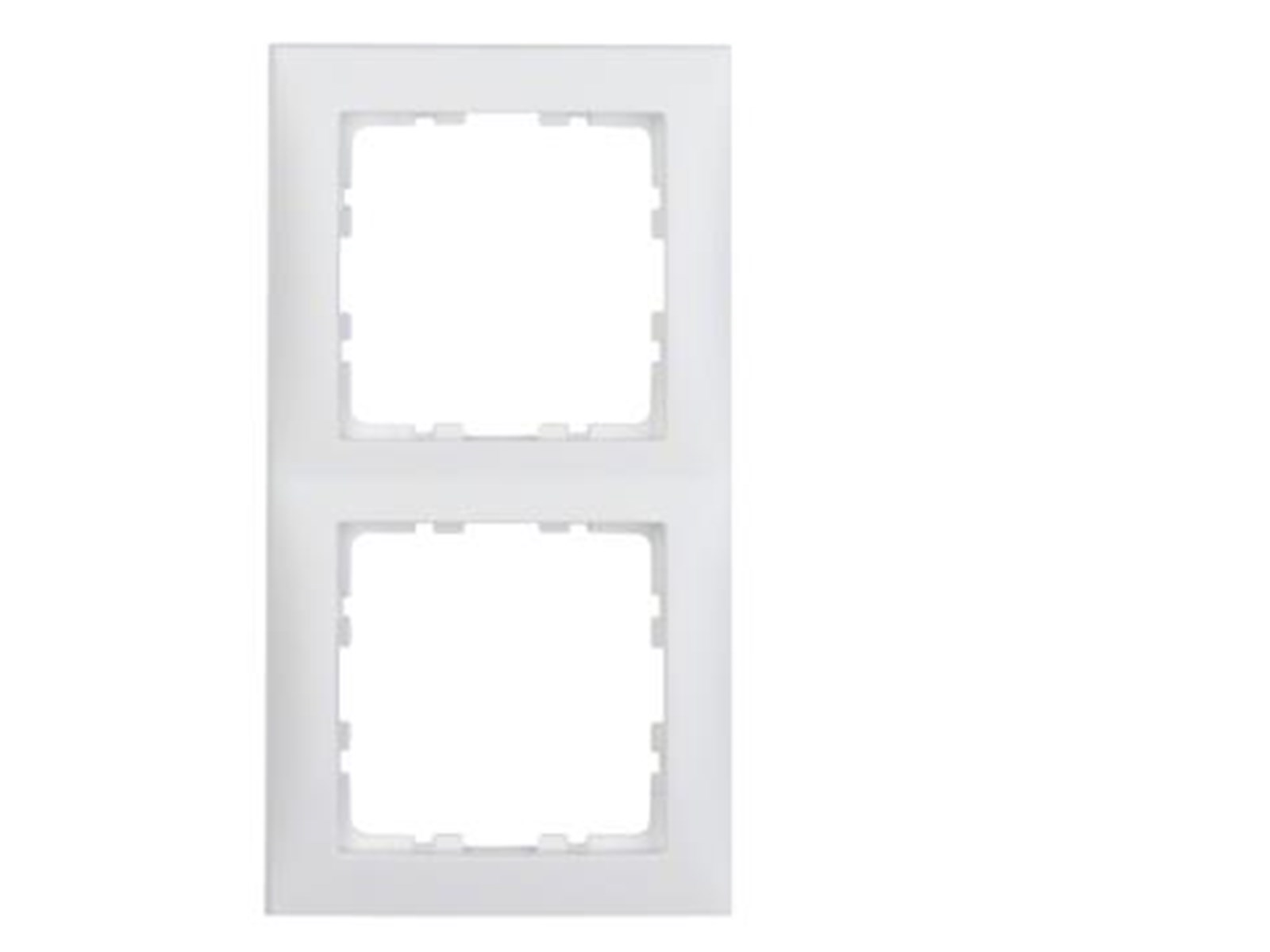Berker Frame 2gang berker s1 polar white
