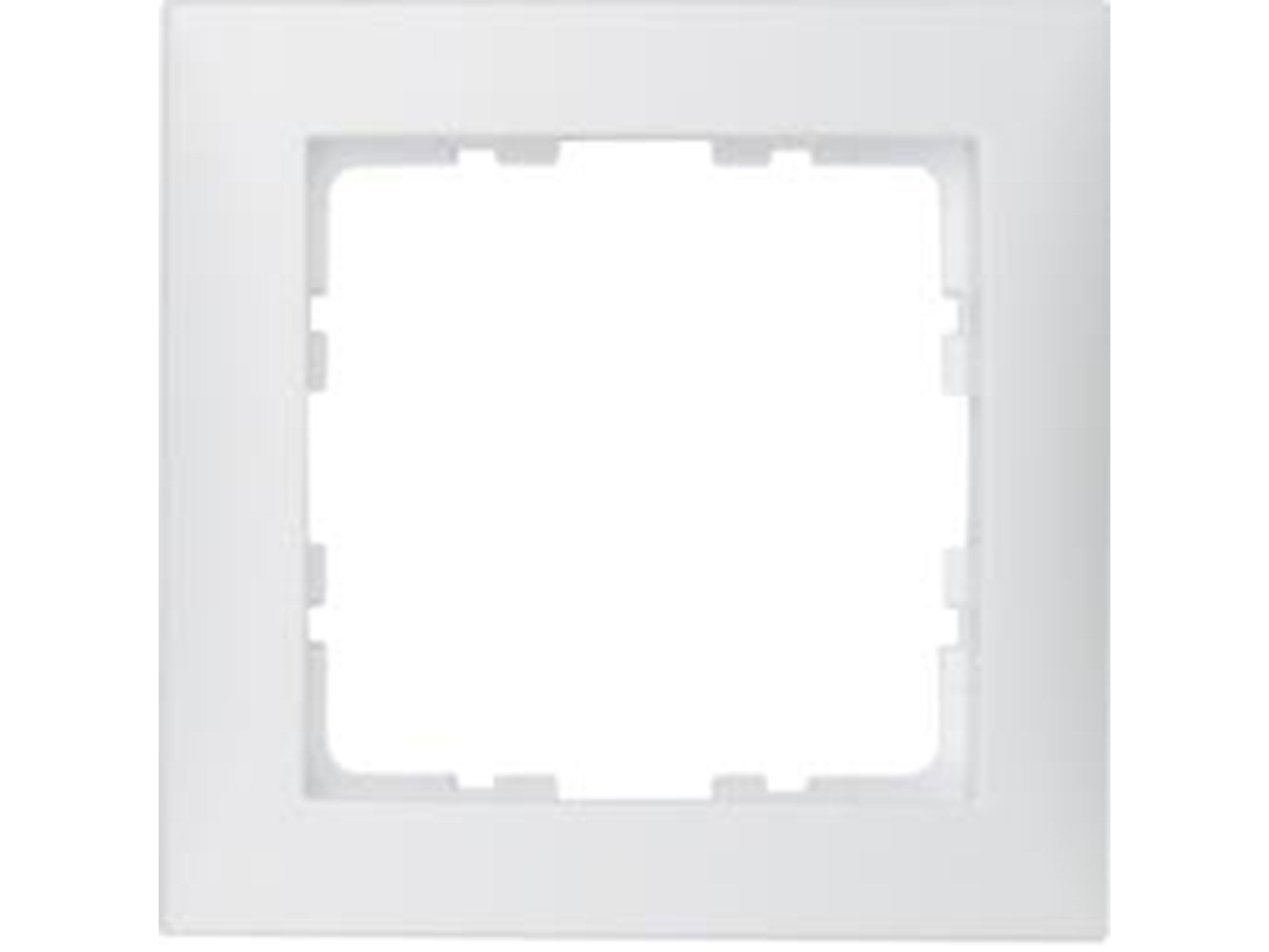 Berker Frame 1gang berker s1 polar white