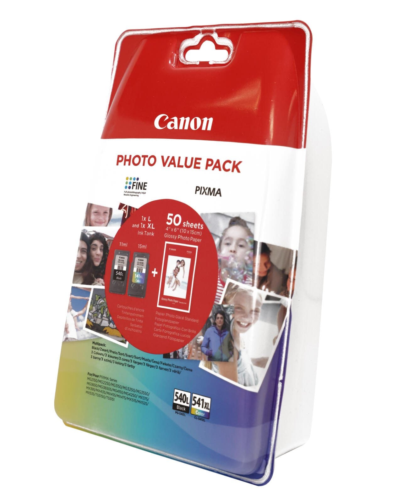 Canon Original PG-540L/CL-541XL Druckerpatronen - Value Pack (5224B005)
