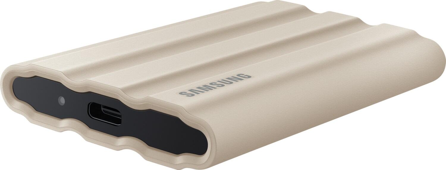 Samsung T7 Shield 1TB - Beige für PC/Mac