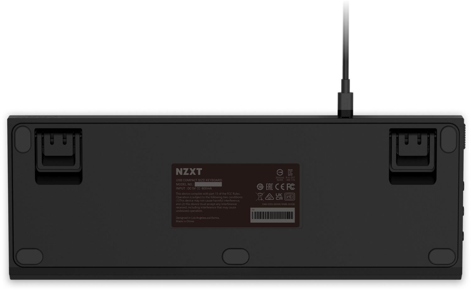 NZXT Function MiniTKL Schwarz Tastatur