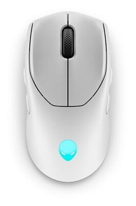 Alienware Tri-Modus Wireless Gaming-Maus AW720M, Lunar Light