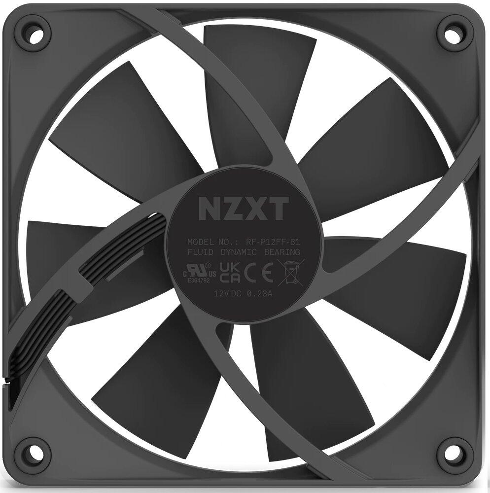 NZXT F120P - Gehäuselüfter, Matt Schwarz