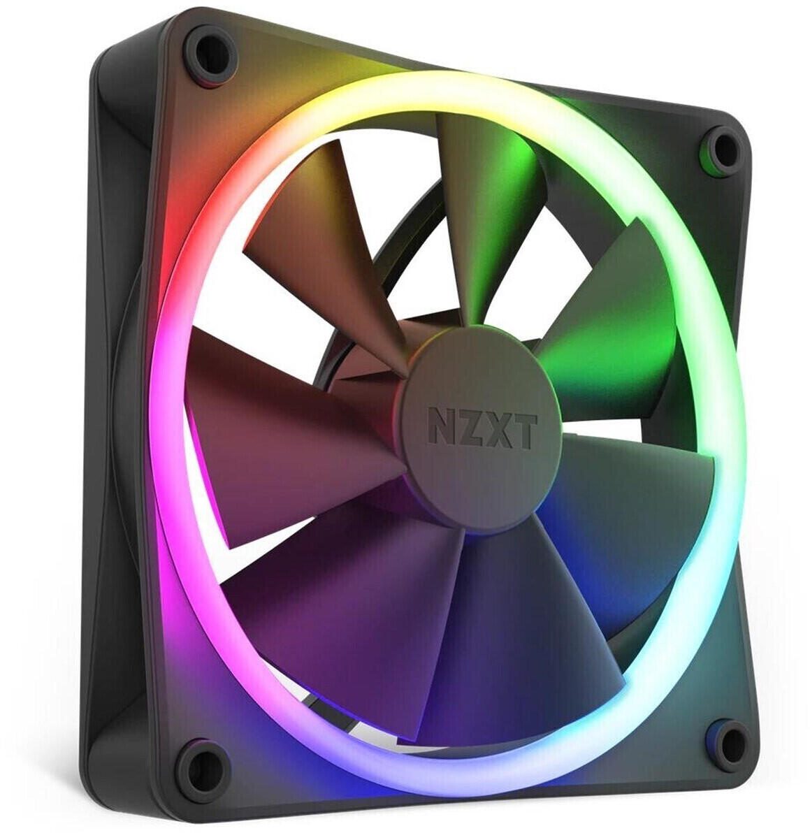 NZXT F120 RGB - Gehäuselüfter, Matt Schwarz (120mm, 20xLED)