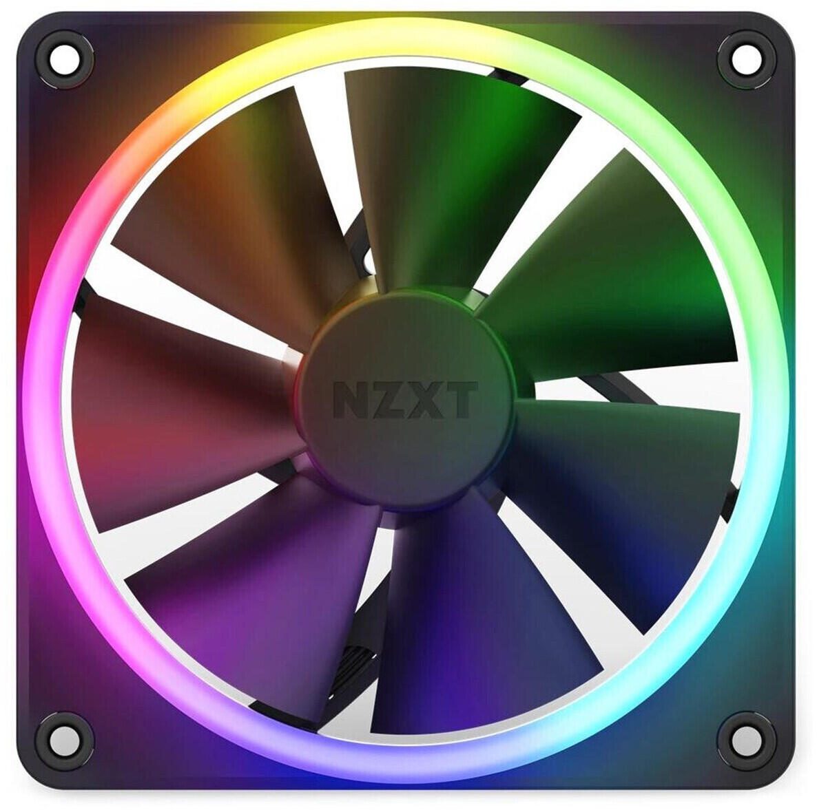 NZXT F120 RGB - Gehäuselüfter, Matt Schwarz (120mm, 20xLED)