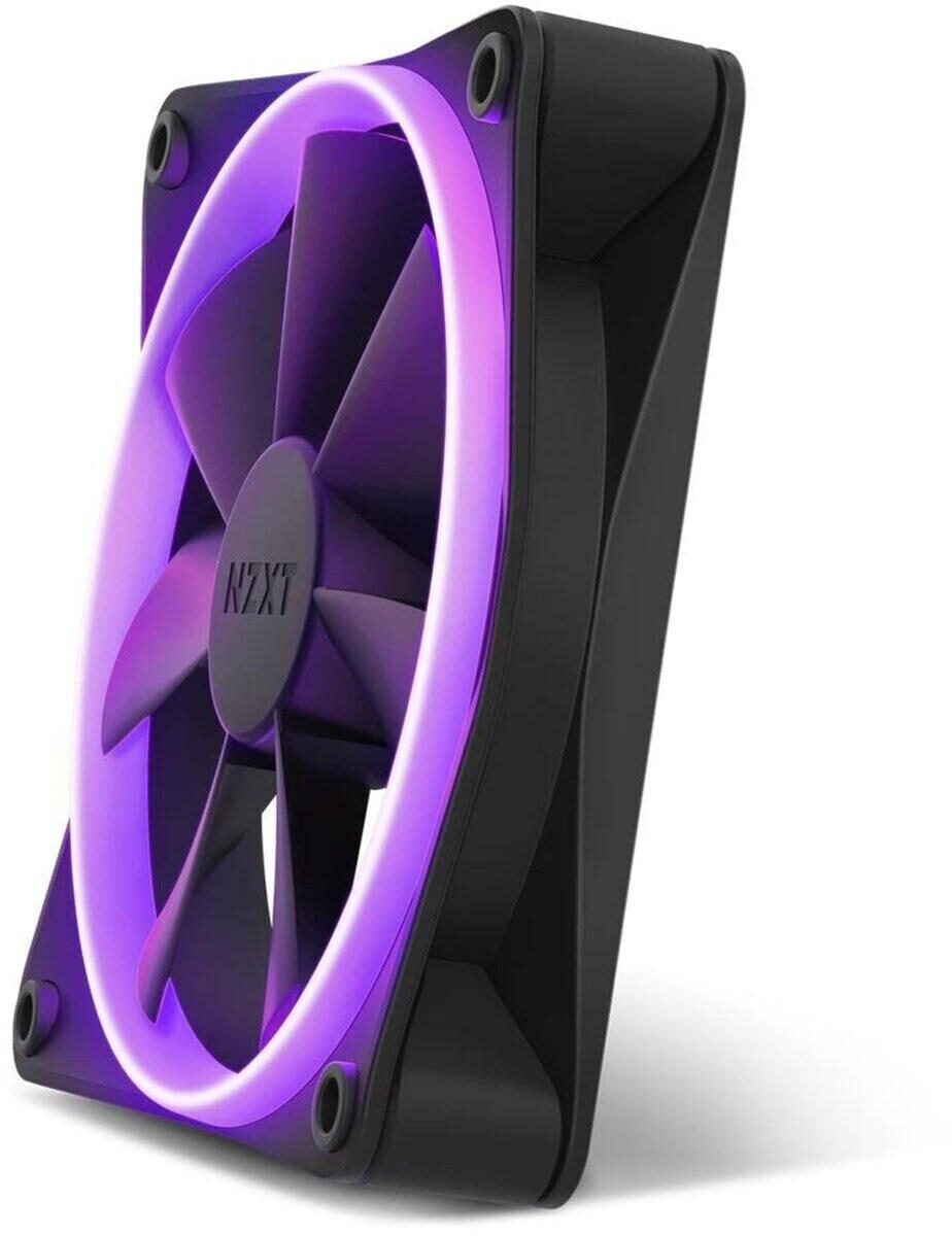 NZXT F120 RGB - Gehäuselüfter, Matt Schwarz (120mm, 20xLED)