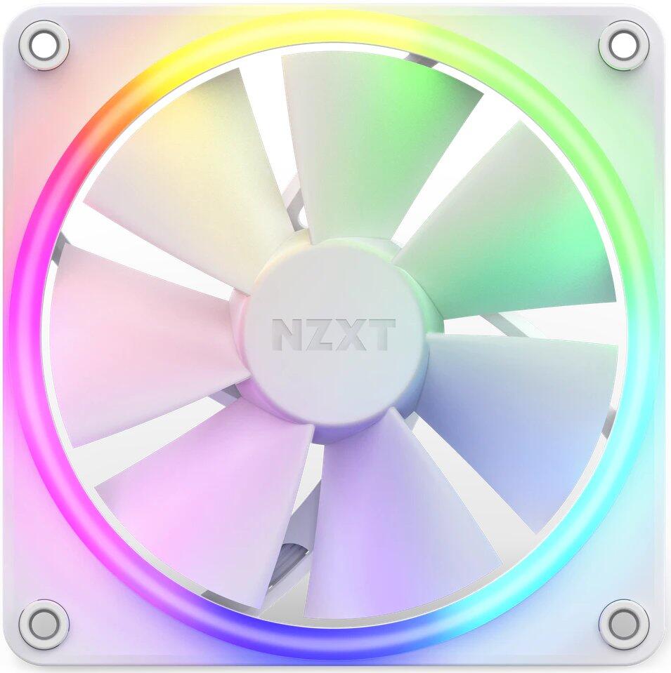 NZXT F120 RGB, Gehäuselüfter, Matt Weiß (120mm, LED)