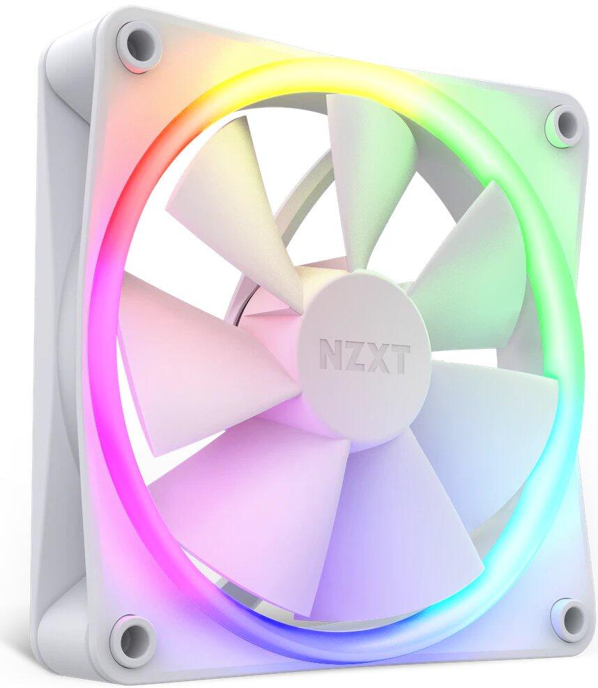 NZXT F120 RGB, Gehäuselüfter, Matt Weiß (120mm, LED)