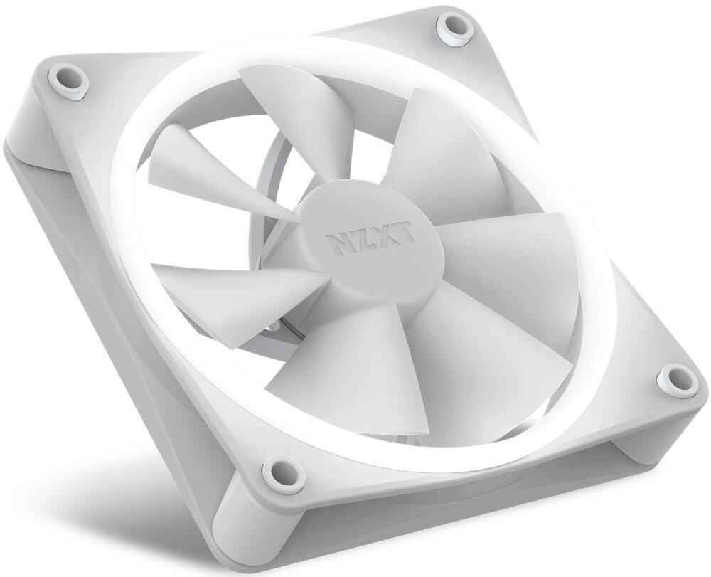 NZXT F120 RGB, Gehäuselüfter, Matt Weiß (120mm, LED)
