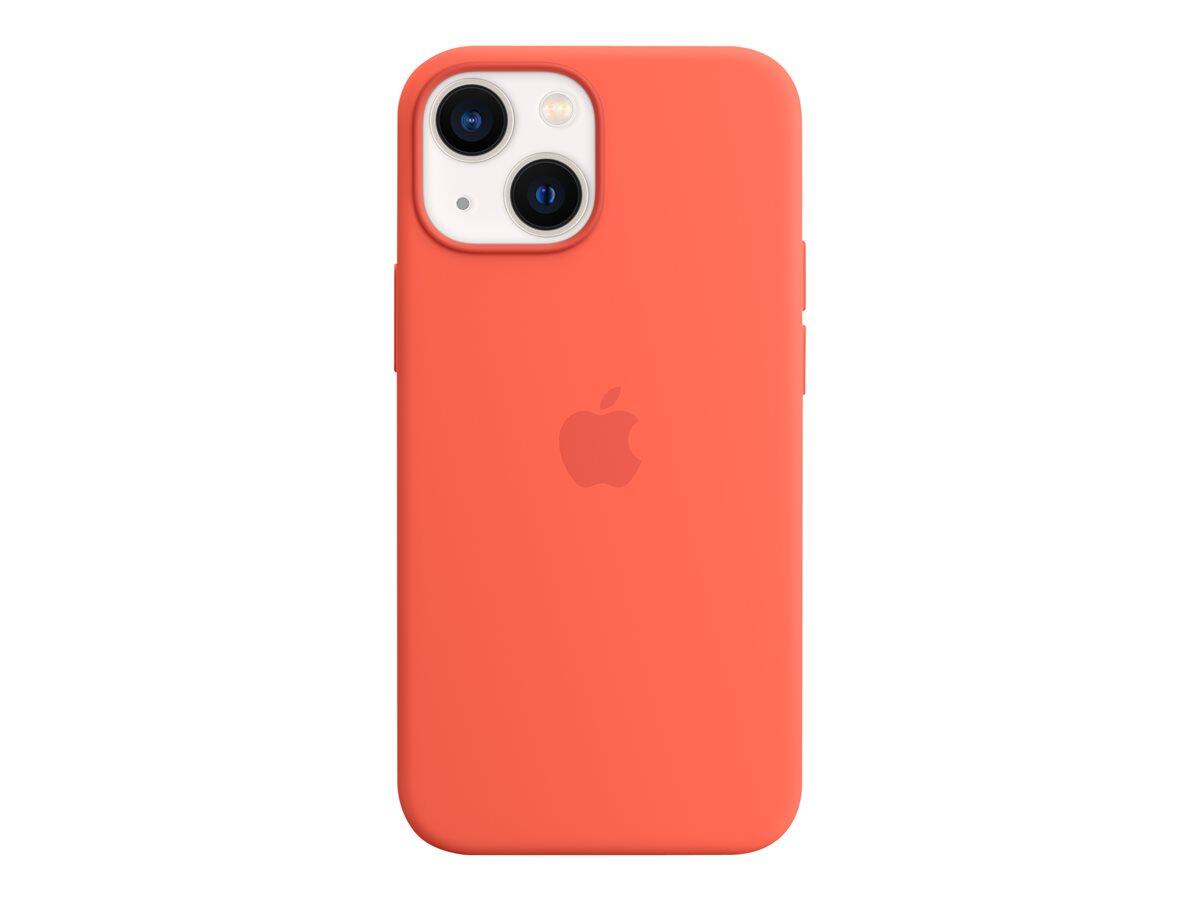 Apple Silikon Case mit MagSafe für Apple iPhone 13 mini, nektarine