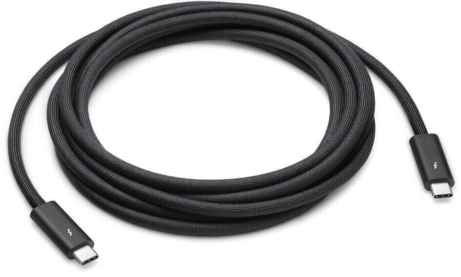 Apple Thunderbolt 4 Pro Kabel 3m, schwarz