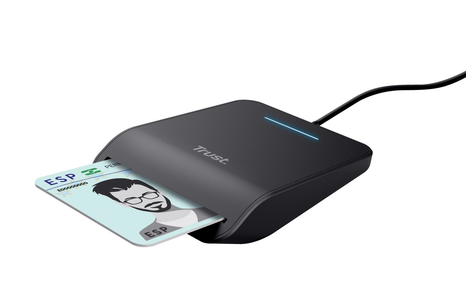 Trust Primo Smartcard-Lesegerät - Schwarz