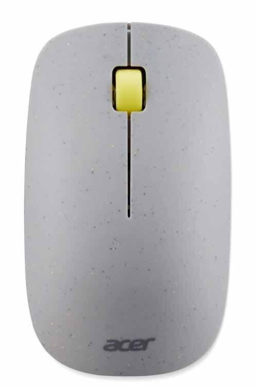 Acer Vero Combo set AAK124 antimikrobielle drahtlose Tastatur und Macaron Maus grau/gelb