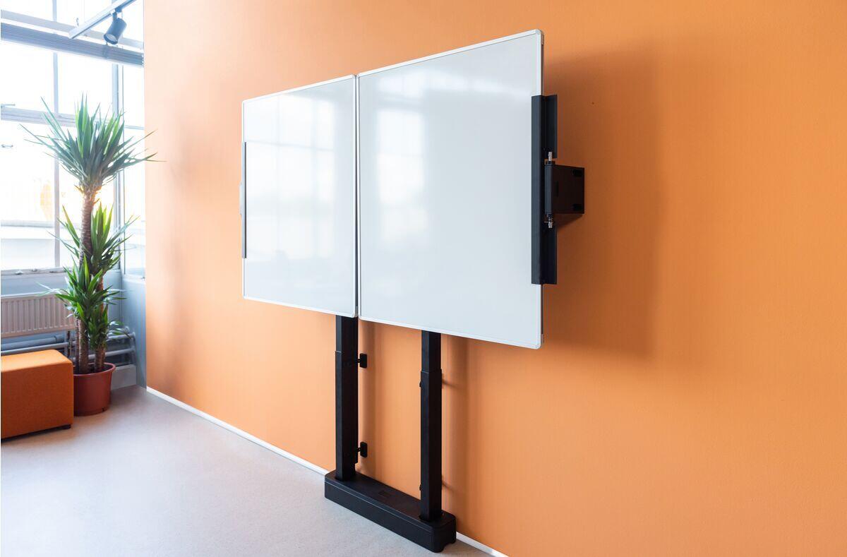 Vogel's RISE A218 Whiteboard-Set 86 Zoll für RISE Liftsystem Boden-Wand-Lösung - weiß