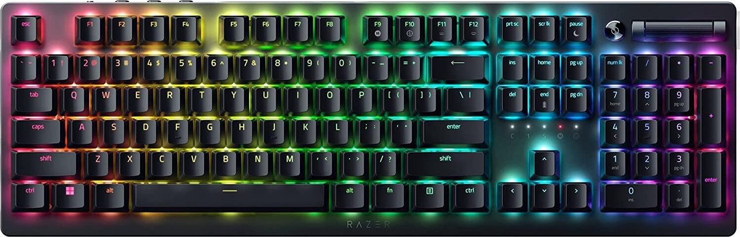 Razer DeathStalker V2 Pro, Razer Low-Profile Linear Optical RED, USB/Bluetooth, DE