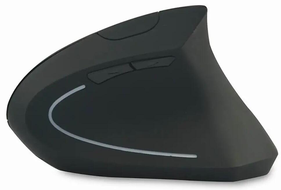 Acer vertikale ergonomische kabellose Maus 1600 dpi, 2.4 GHz, Schwarz
