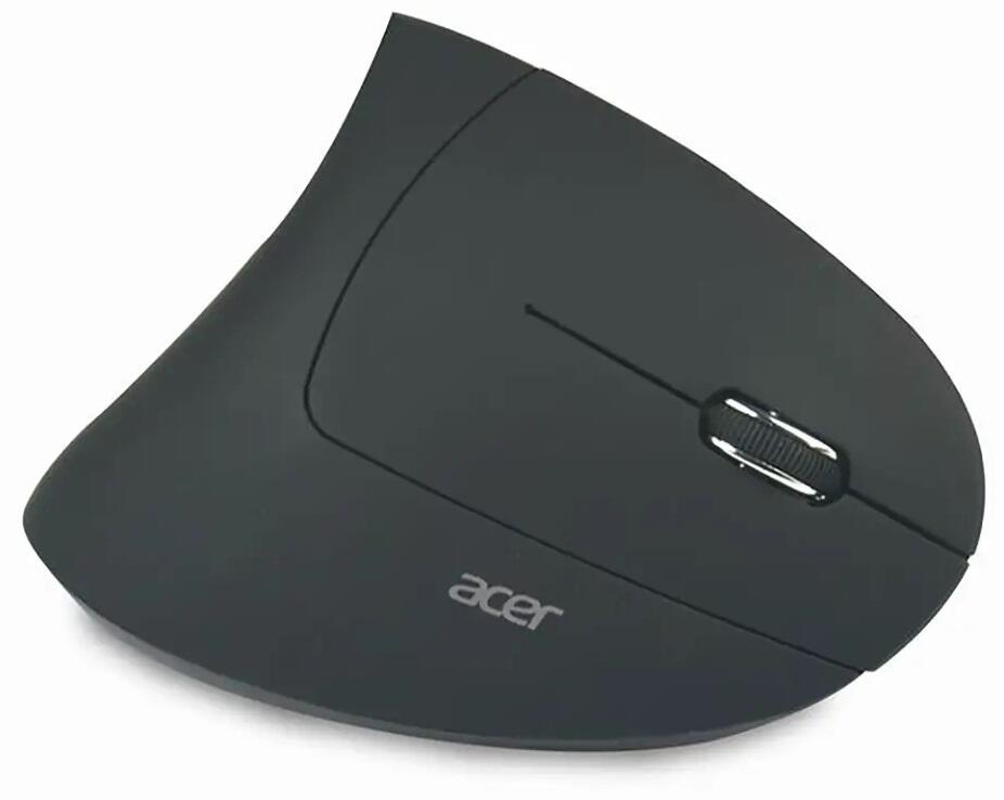 Acer vertikale ergonomische kabellose Maus 1600 dpi, 2.4 GHz, Schwarz