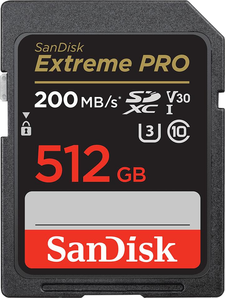 SanDisk Extreme PRO SDXC Speicherkarte 512GB