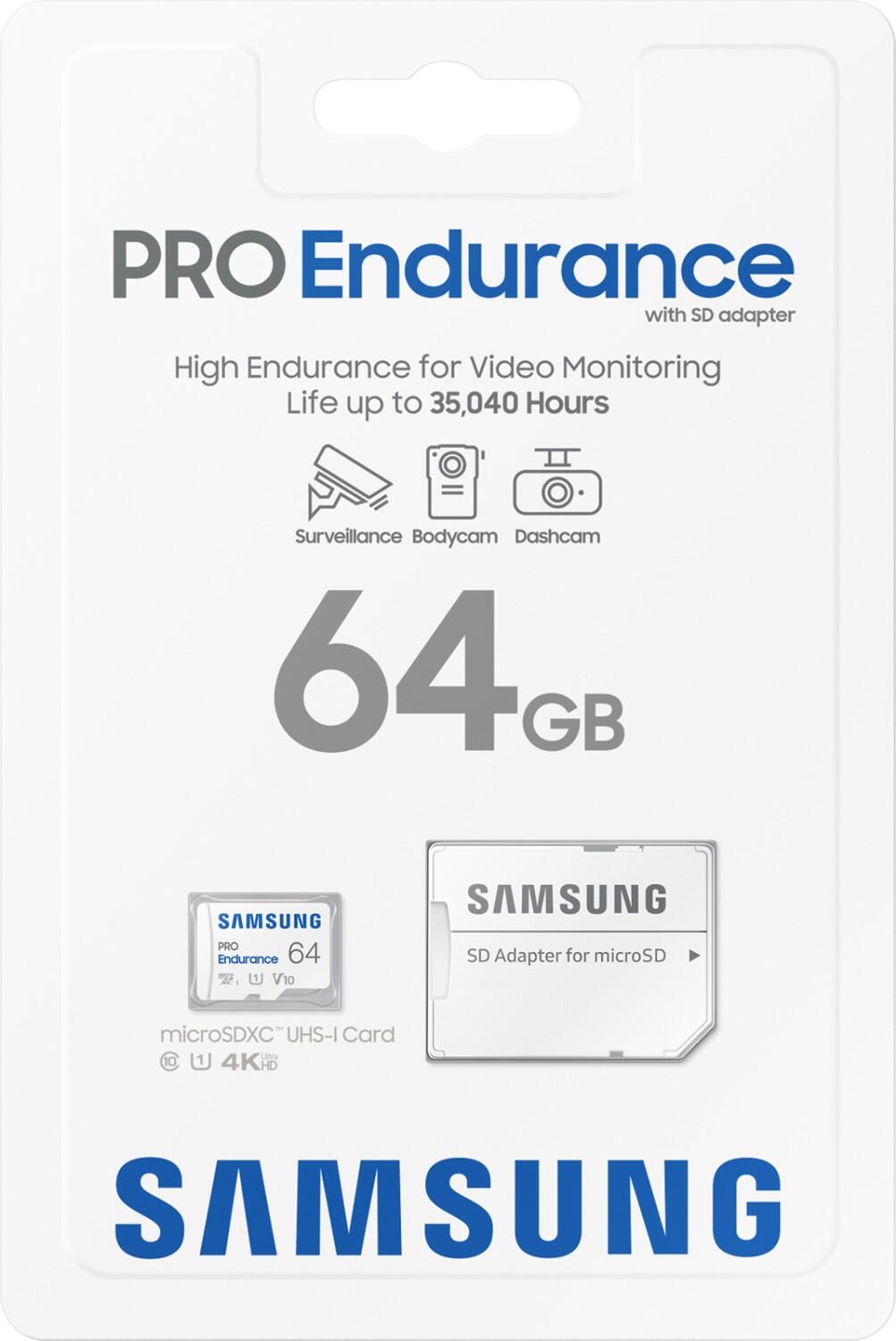 Samsung PRO Endurance MicroSDHC 64GB Kit