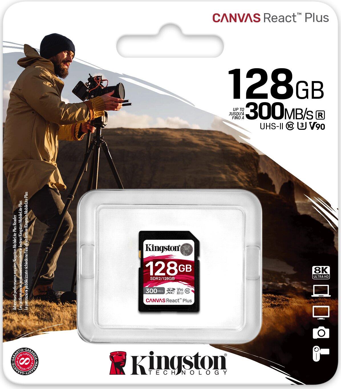 Kingston Canvas React Plus - 128GB