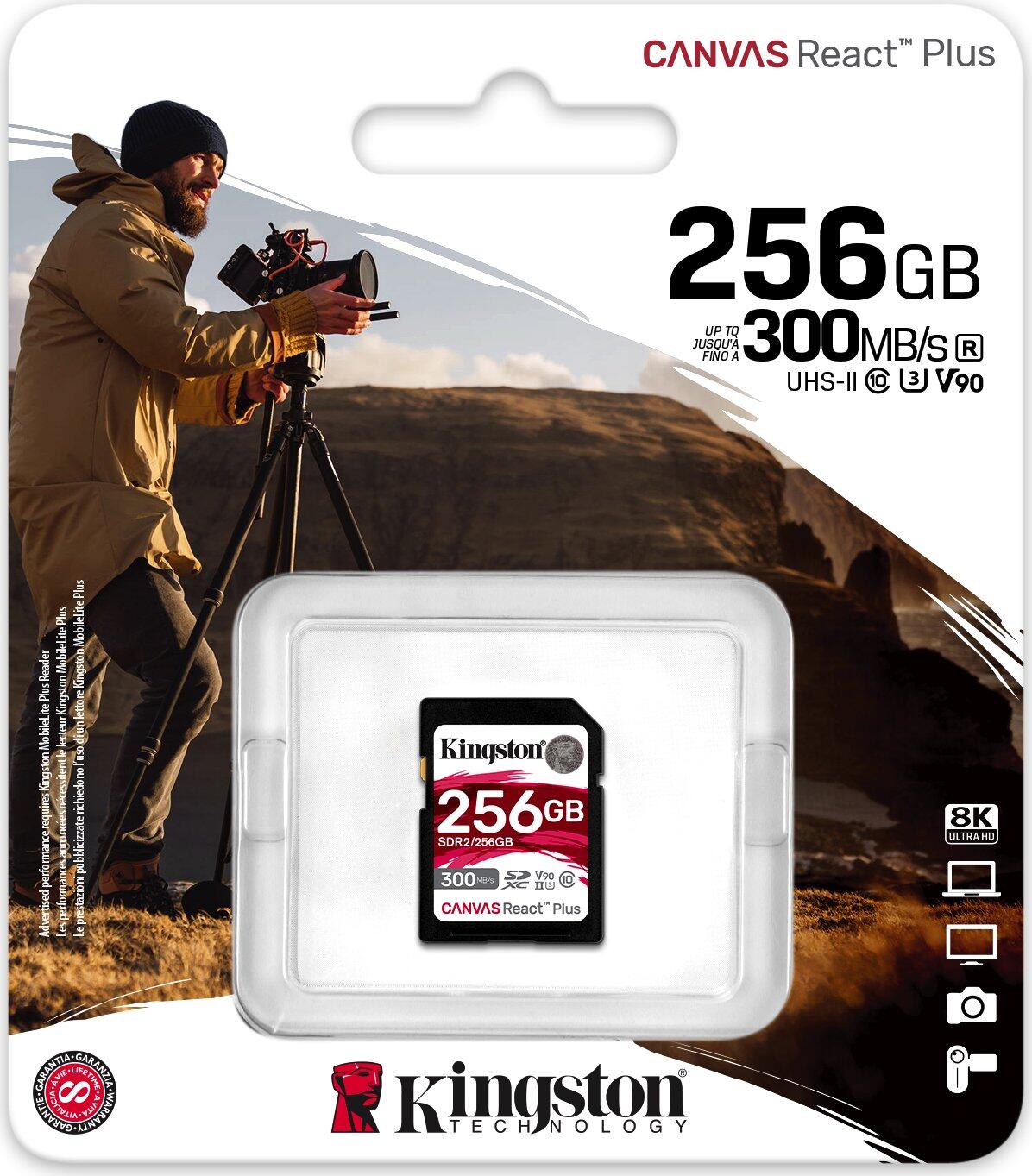Kingston Canvas React Plus - 256GB