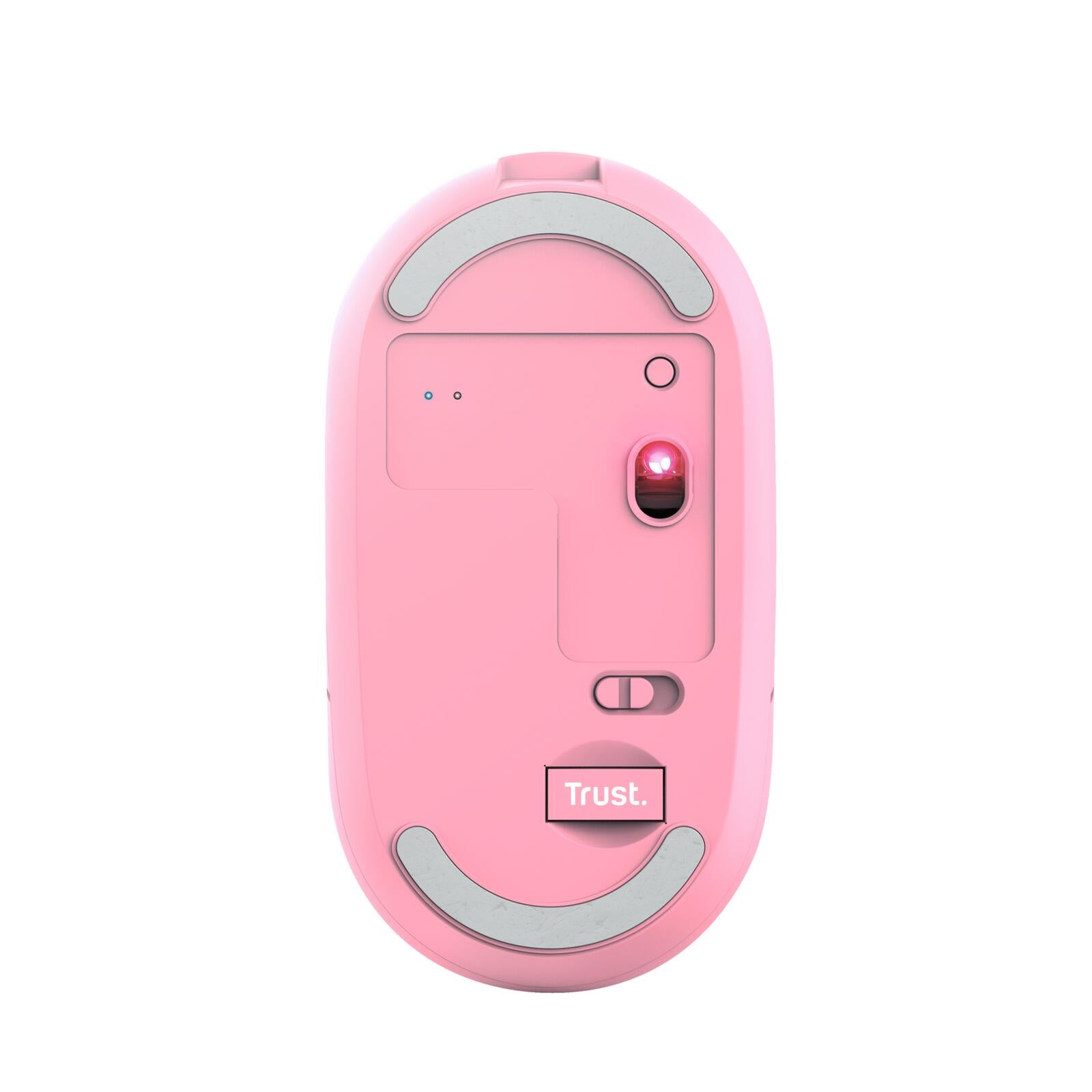 Trust Puck Extrem dünne wiederaufladbare Funkmaus - Rosa