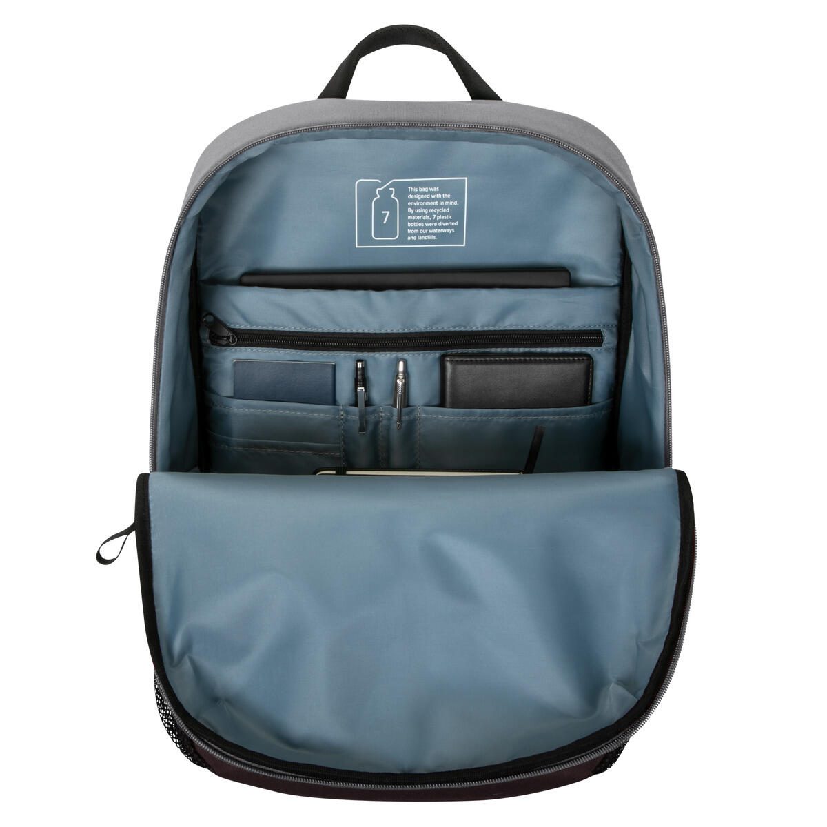Targus Sagano EcoSmart Campus-Rucksack für Notebooks 15,6' - Schwarz/Grau