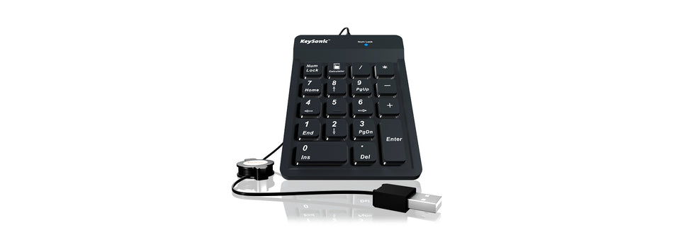 KeySonic TAS ACK-118BK Bloc numérique filaire en silicone IP64 sw