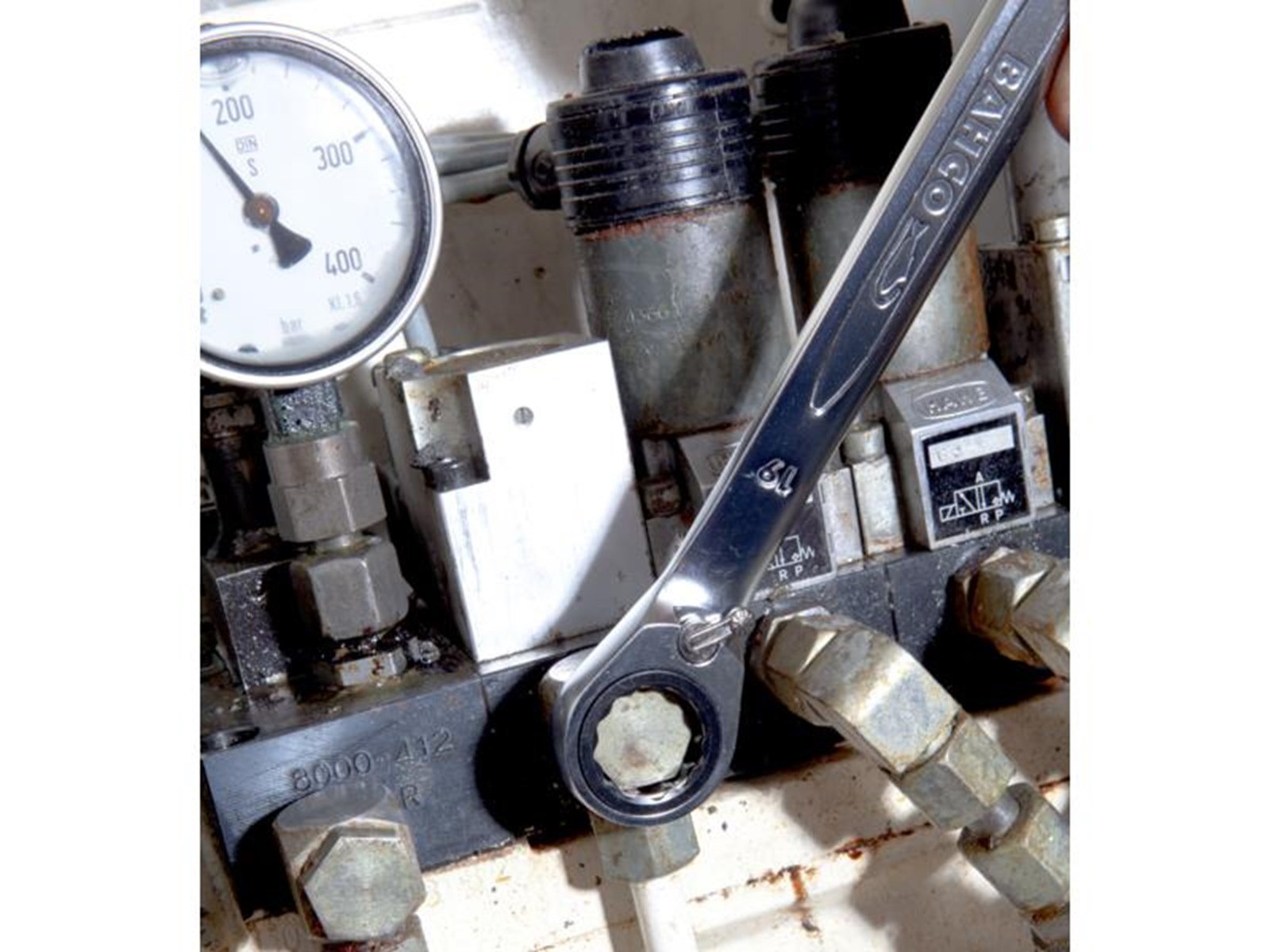 BAHCO Ratchet comb spanner