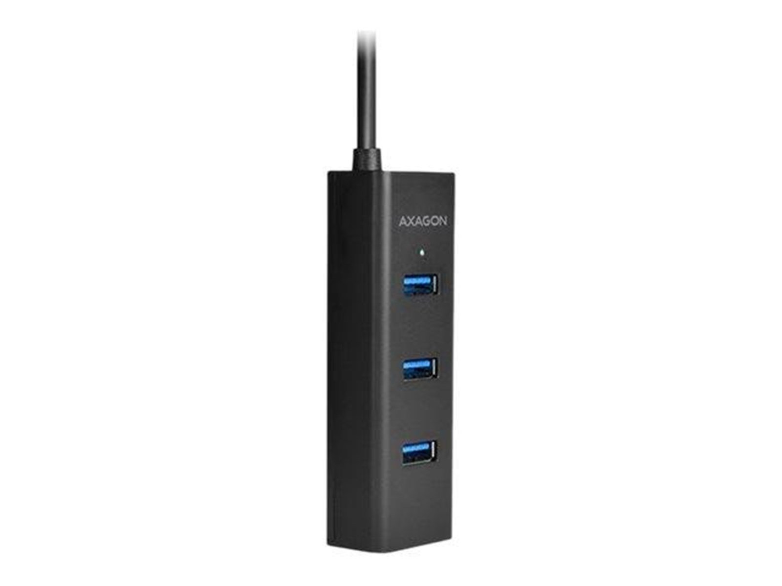 AXAGON HUE-S2BP - hub - 4 ports USB-Hubs - USB 3.2 - 4 - Schwarz