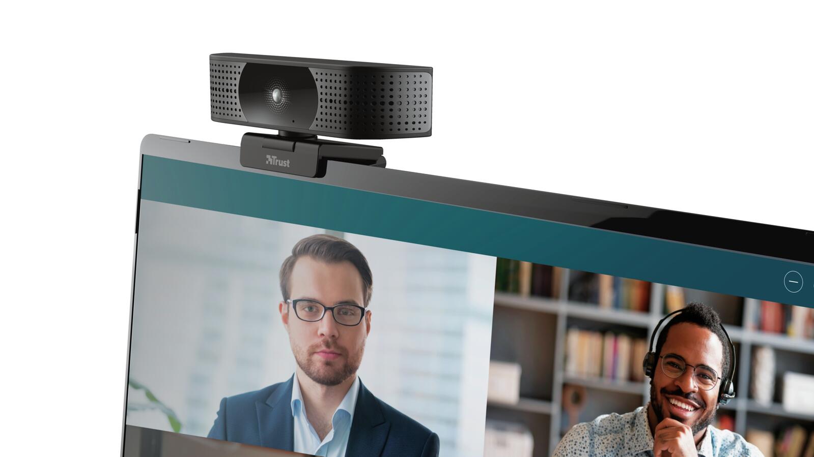 Trust Teza 4K Ultra HD Webcam - Schwarz