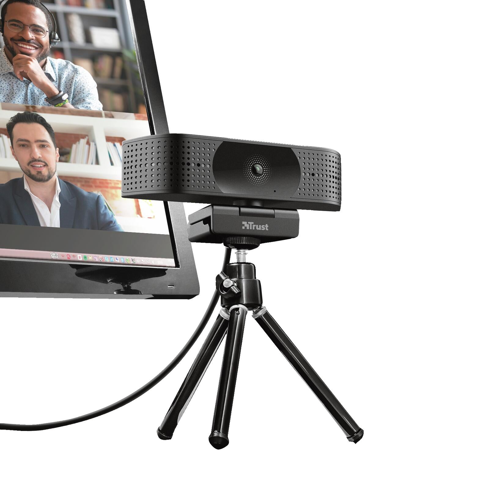 Trust Teza 4K Ultra HD Webcam - Schwarz