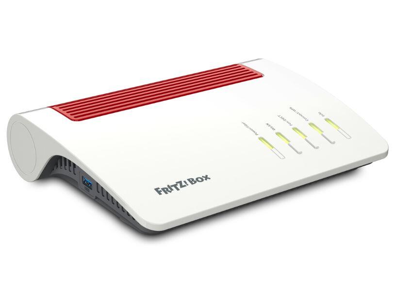 AVM FRITZ Box 5590 Fiber + APC CP12036LI Back UPS Connect