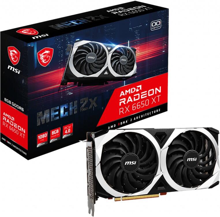 MSI Radeon RX 6650 XT Mech 2X 8G OC