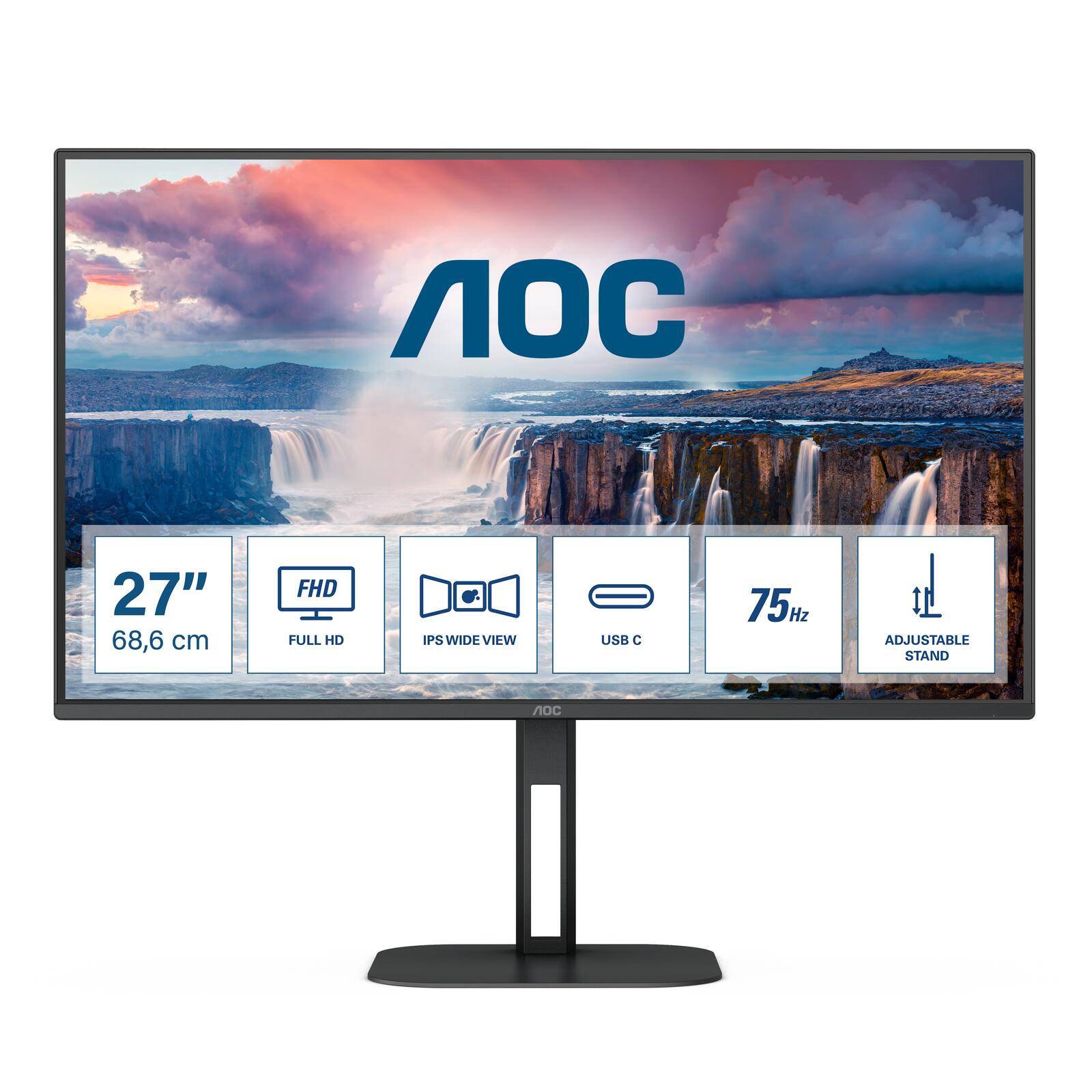 AOC 27V5C Monitor 68,6 cm ( 27 Zoll)