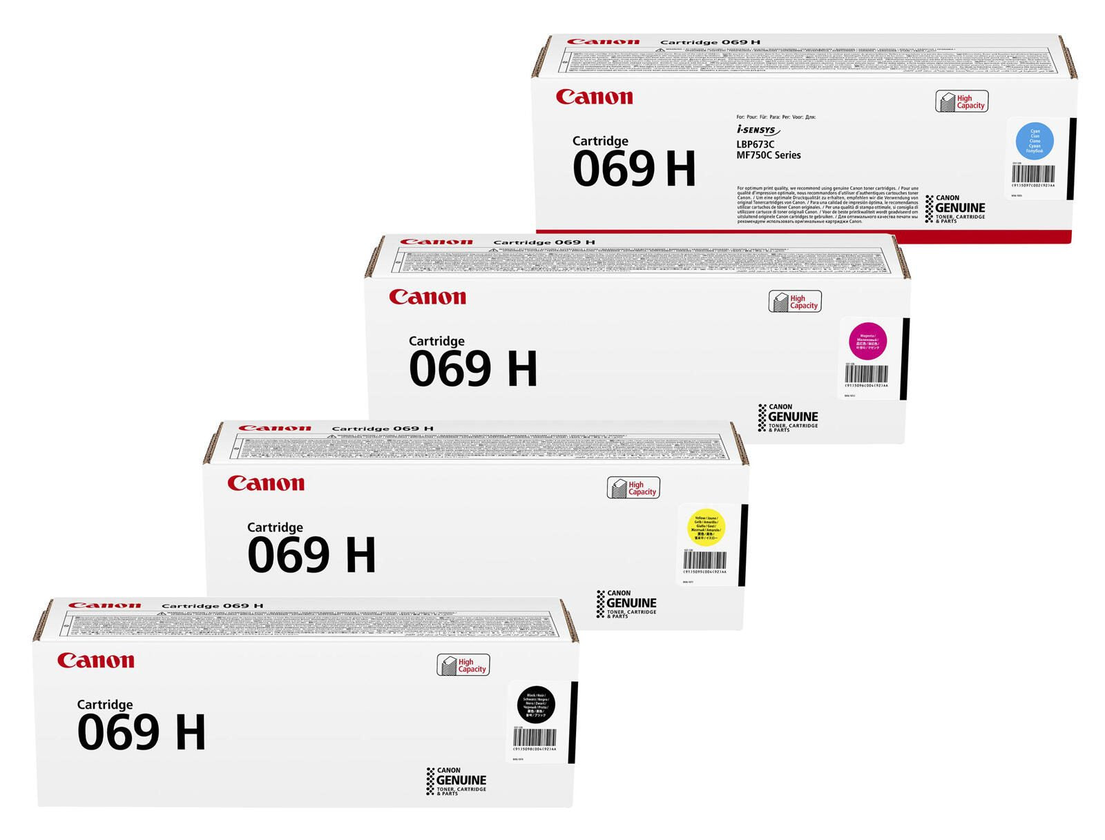 Canon Original 069H Toner - 4er Multipack