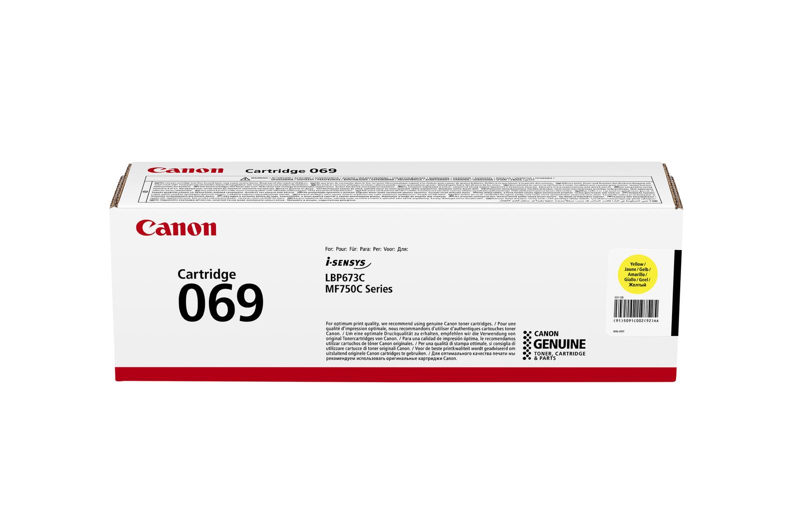 Canon Original 069 Toner - gelb (5091C002)