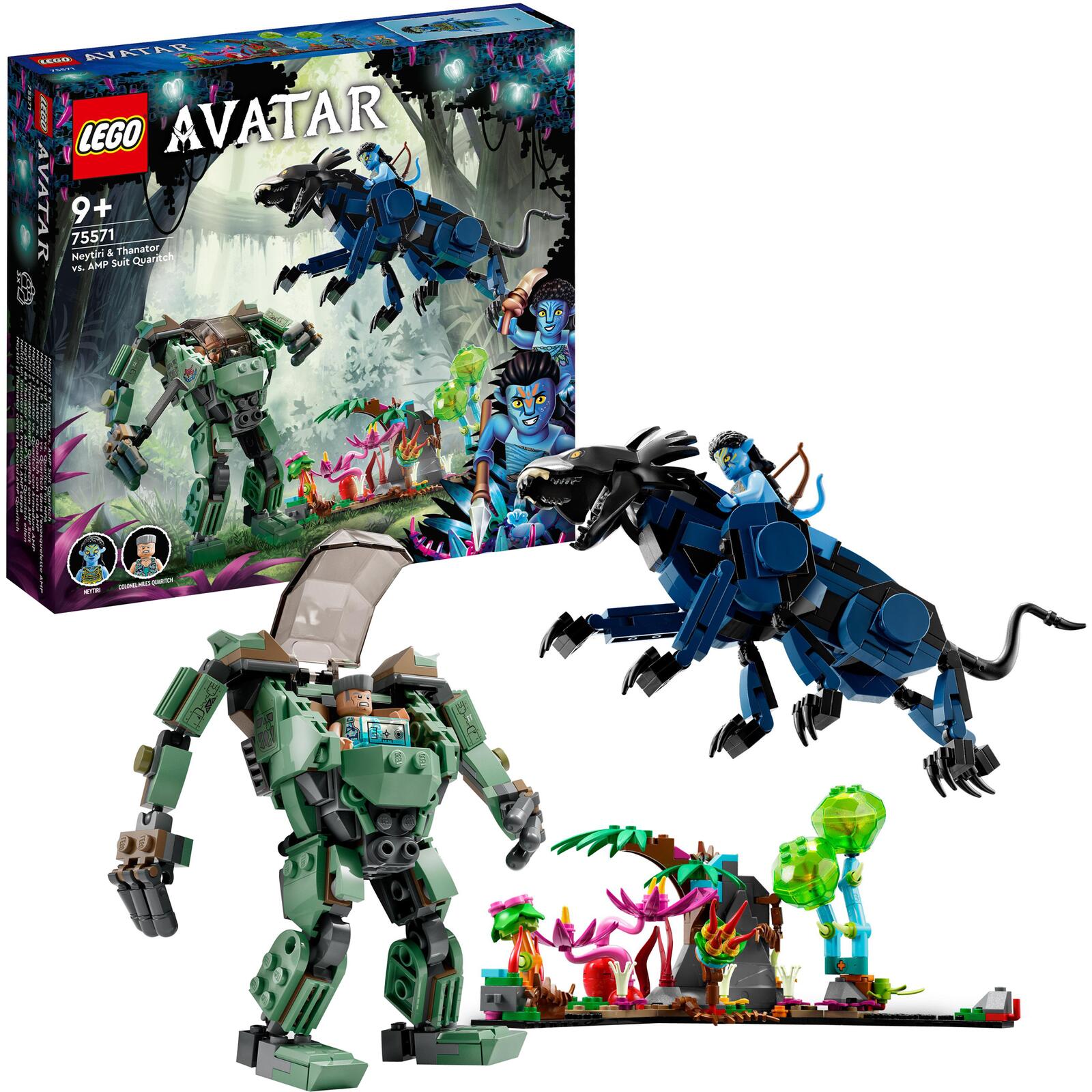 LEGO® Avatar Neytiri und Thanator vs. Quaritch im MPA 75571