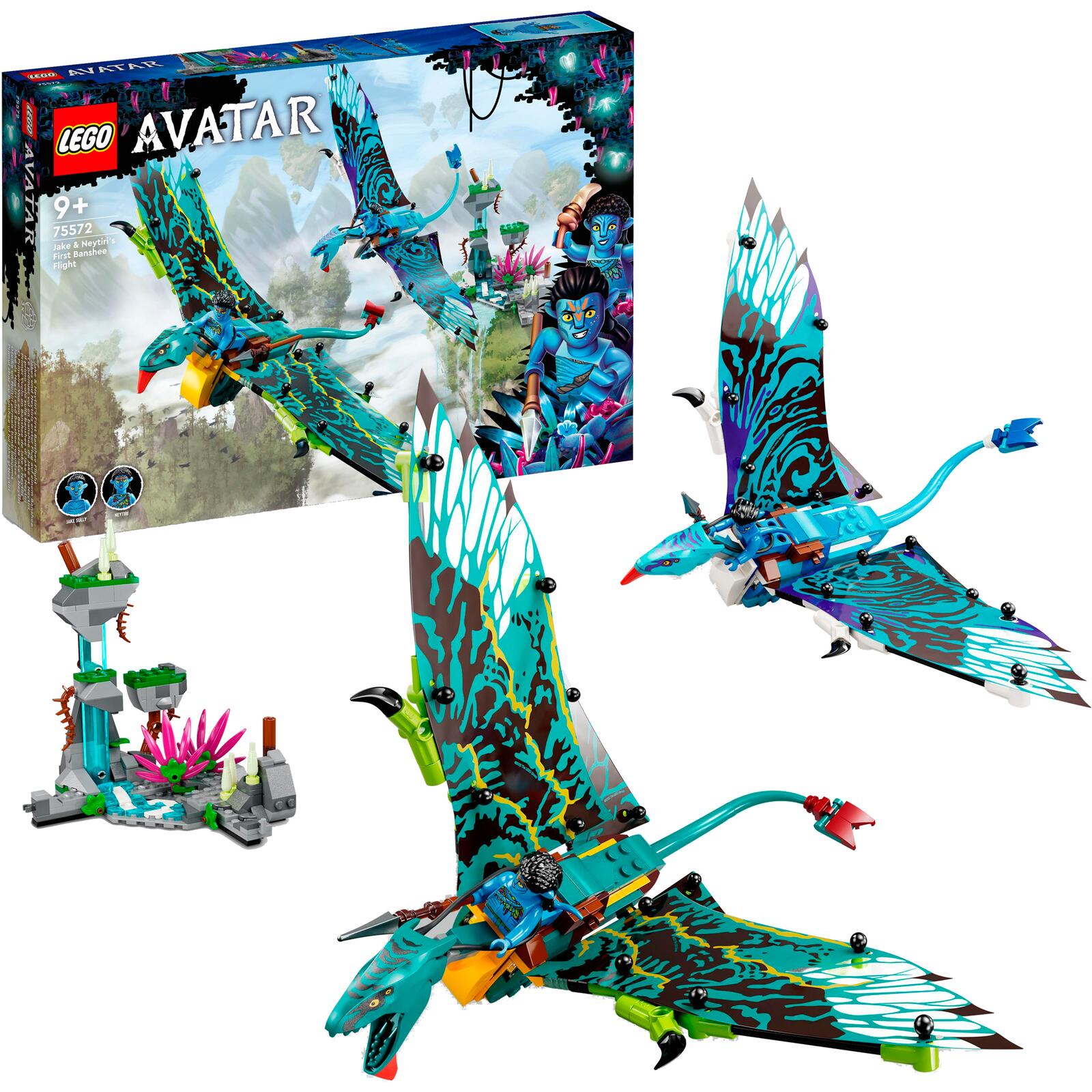 LEGO® Avatar Jakes und Neytiris erster Flug auf einem Banshee 75572