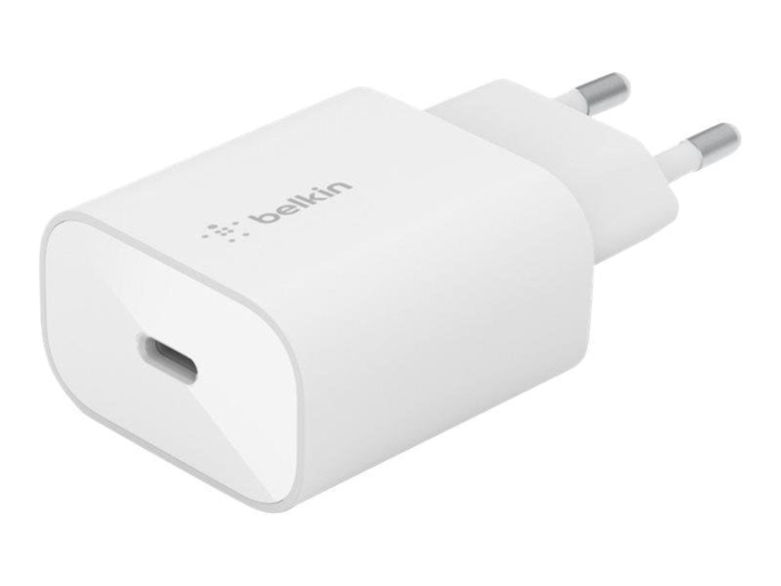 Belkin BoostCharge USB-C PD 3.0 PPS Wall Charger 25W - White