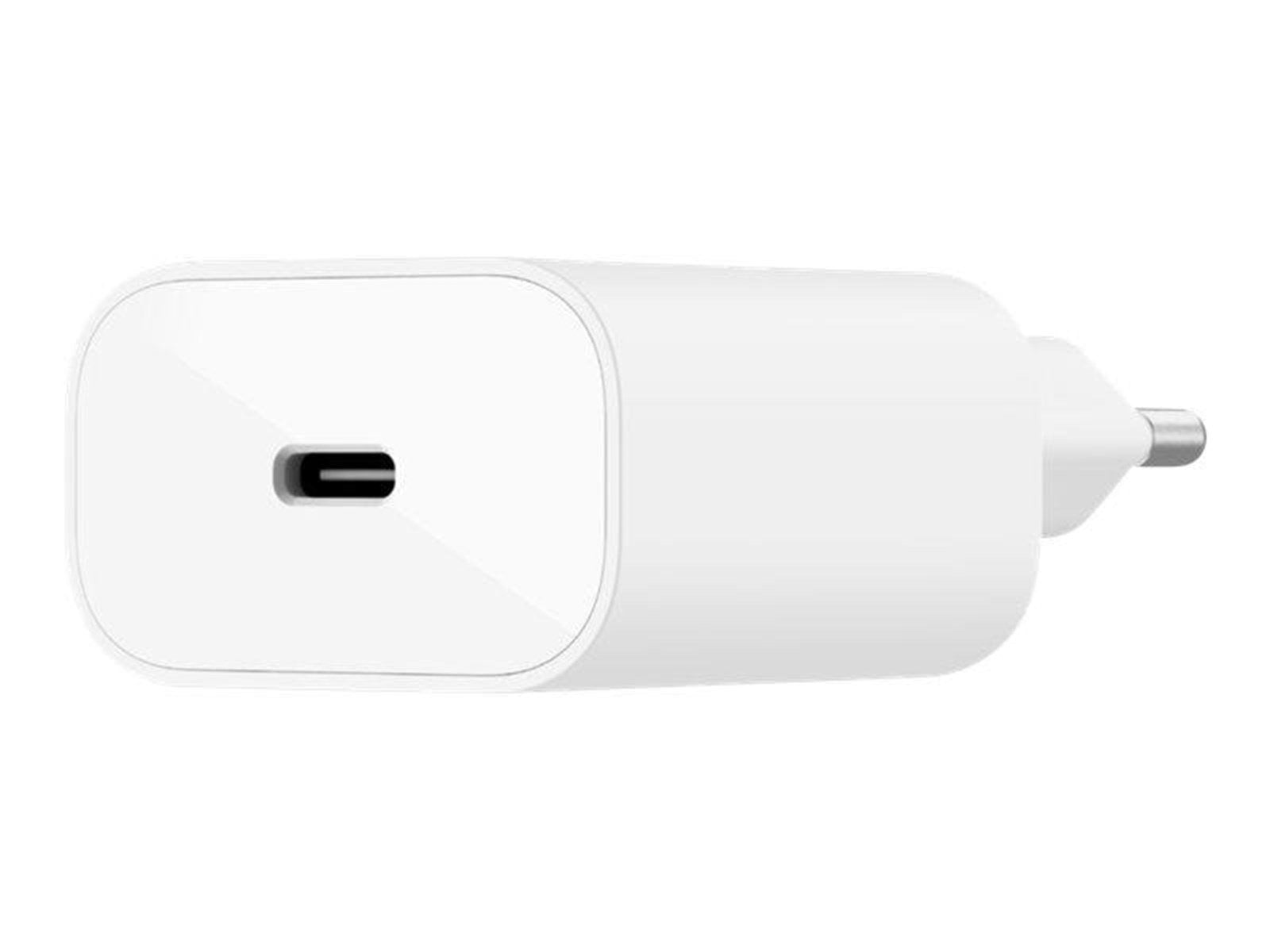 Belkin BoostCharge USB-C PD 3.0 PPS Wall Charger 25W - White