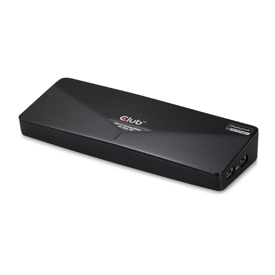 Club3D 4K Dockingstation USB3 ->3xUSB3/HDMI/DP/DVI/ black retail